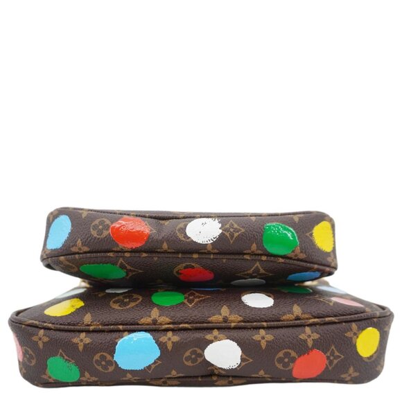 Louis Vuitton  LV×YK Multi Pochette Accessories Monogram Dot Canvas Shoulder Bag - Picture 10 of 16